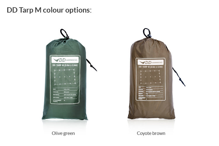 DD Tarp M 3.5m x 2.4m (Choice of colour)