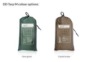 DD Tarp M 3.5m x 2.4m (Choice of colour)