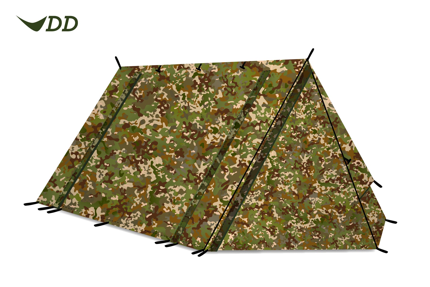 DD A Frame Tent Multicam